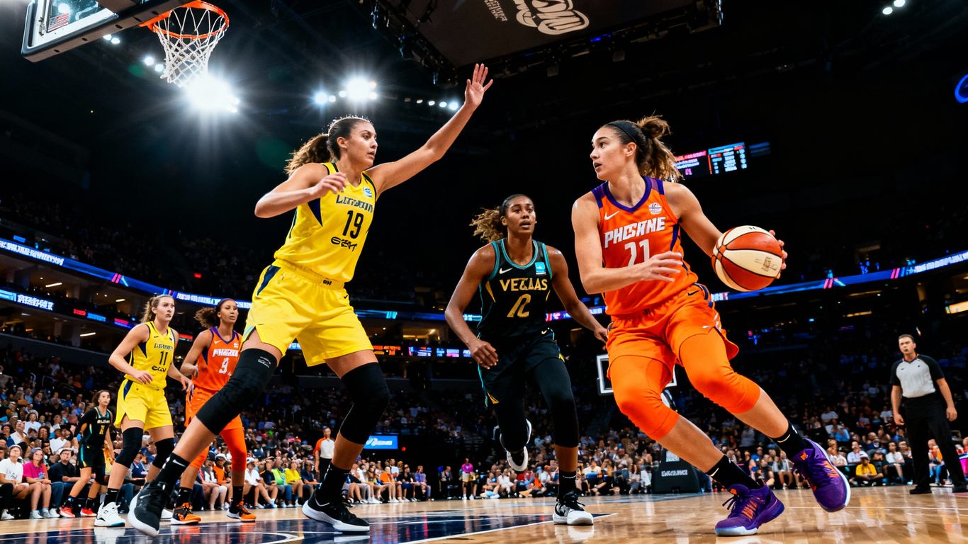 Phoenix Mercury face Las Vegas Aces in heated basketball match
