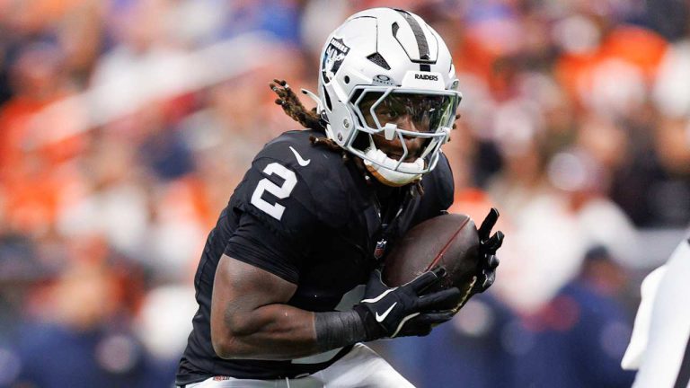 Raiders' Jeanty Exits Practice With Apparent Right Leg Injury