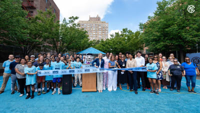 NYC Soccer Initiative Opens Mini-Pitch at JHS 62 Ditmas