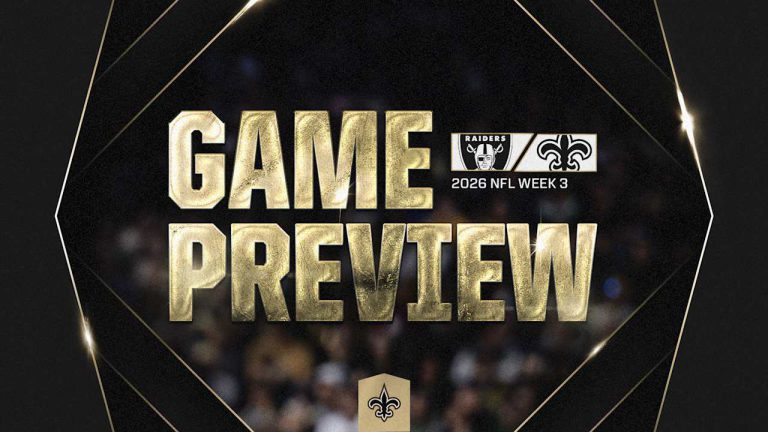 Raiders Face Saints in Week 3 at Superdome