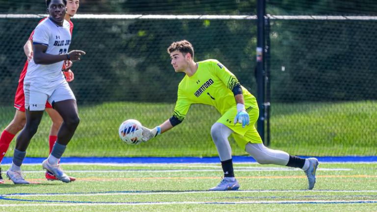 Hartford Men's Soccer Drops First Game of Season to Trinity