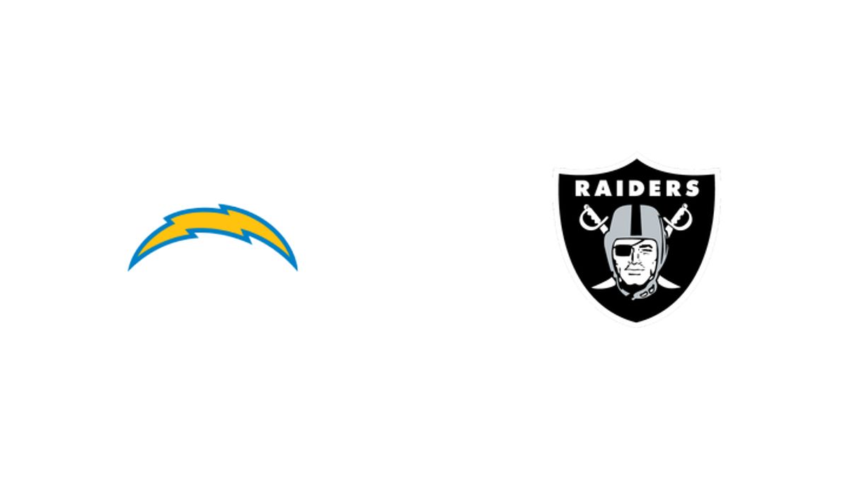 Watch Chargers Vs Raiders NFL Live: Stream, TV, and Kick-off Time