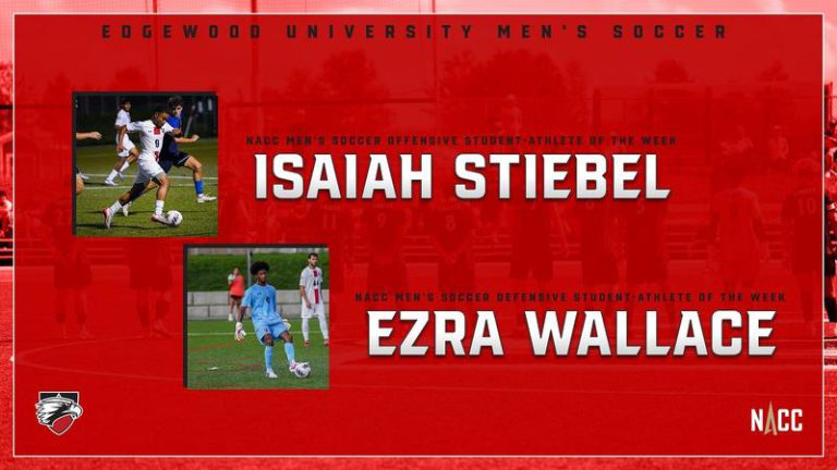 Edgewood Duo Sweeps NACC Men's Soccer Weekly Honors